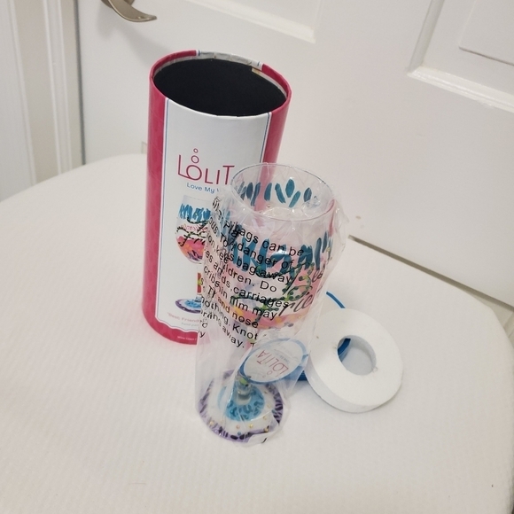 NIB Lolita Love My Wine "Best Friends Always" Wine Glass, Birthday, All Occasion - Picture 5 of 13